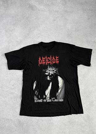 Вінтажна футболка deicide scars of the crucifix розмір хл