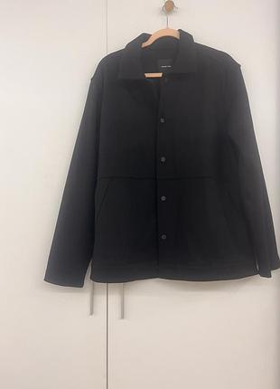 Куртка  massimo dutti вовняна чорна xl