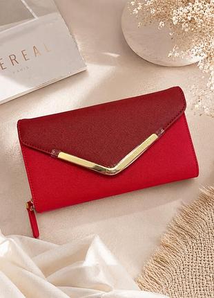 Гаманець жіночий valentino червоний