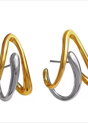 Сережки з медичної сталі stainless steel