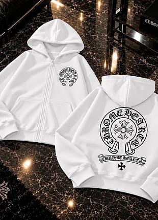 Мужской зип-худи chrome hearts