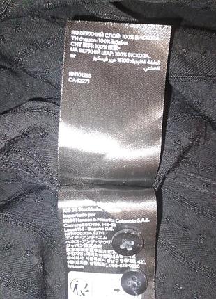 Чоловіча сорочка h&m чорна 4