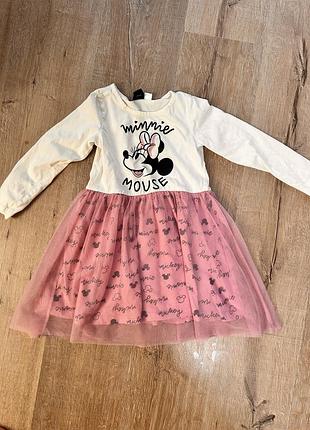 Сукня для дівчинки disney minnie mouse з фатином