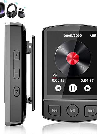 Mp3-плеєр bluetooth 32 гб rock star audio play портативний цифровий mp3-плеєр з дротовими навушниками