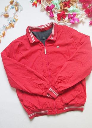 Вінтажна куртка вітровка на флісі lacoste оригінал 💜❄️💜