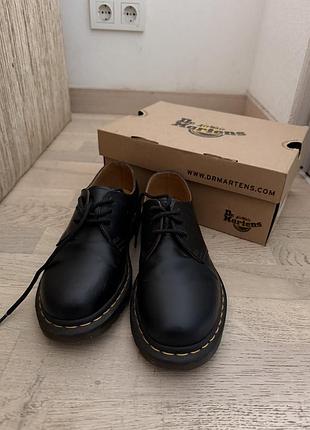 Туфлі чоловічі dr. martens 1461 black smooth