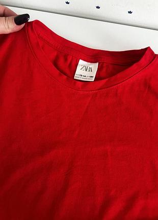 Лонгслів для дівчинки zara червоний