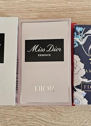 Набір пробників 3шт amouage figment,  miss dior
