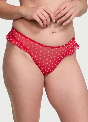 Сетчатые трусики тонг victoria's secret