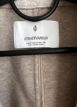 Пальто жіноче stradivarius бежеве 2