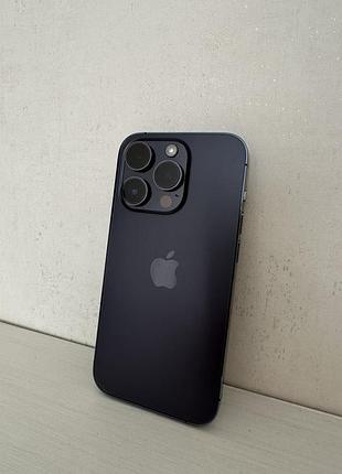 Б/у iphone 14 pro 128gb (deep purple) (хороший стан, родная батарея 85%)