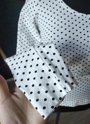 Качественный лонгслив в горох 8