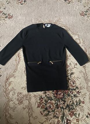 Блуза жіноча yvessaintlaurent чорна з довгим рукавом