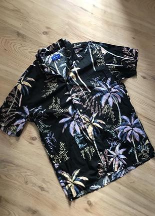 Гавайська сорочка, гавайка jack&jones (l)