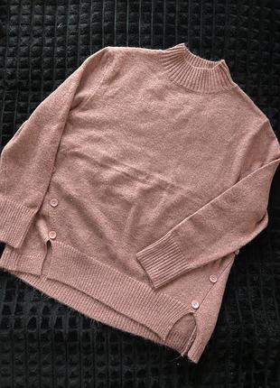 Жіночий светр evelin рожевий, розмір xl/xxl