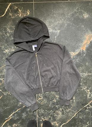 Кофта олімпійка сірого кольору h&m 2