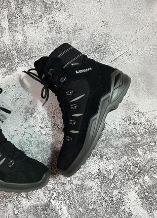 Ботинки lowa черные утепленные gore tex 38 размер женские водоотталкивающие для трекинга туризма