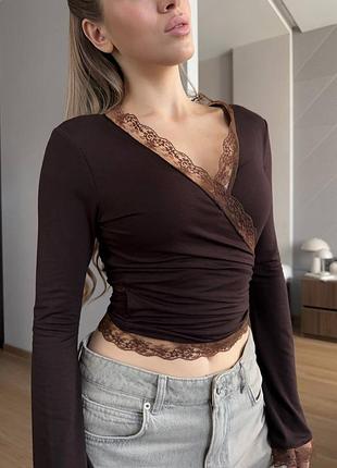 Кофтинка з мереживом 9