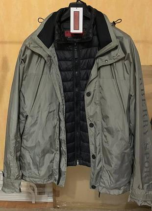 Куртка burberry sport 2 в 1 размер m
