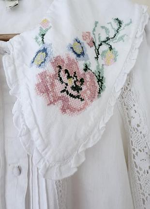 Блуза с вышивкой river island (р.m) 6