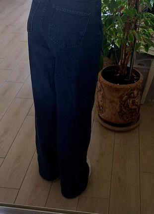 Джинсы т.синие wide leg 6