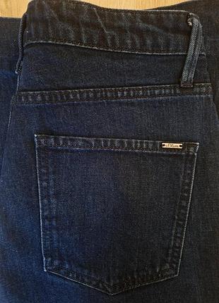 Джинсы т.синие wide leg 4