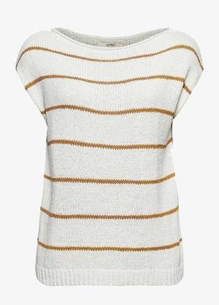 Esprit топ джемпер в смужку р.м( l) 6