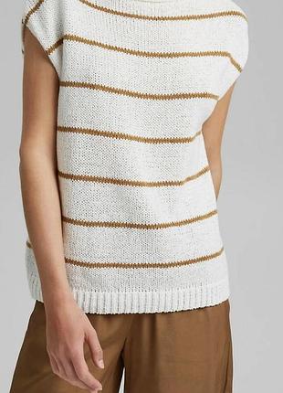 Esprit топ джемпер в смужку р.м( l)