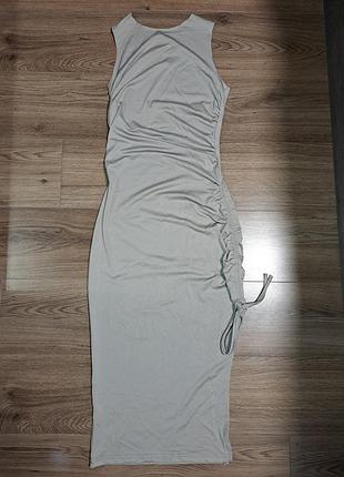 Платье длинное, "голо" платье с, хс м