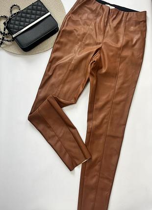 Легінси з екошкіри h&m