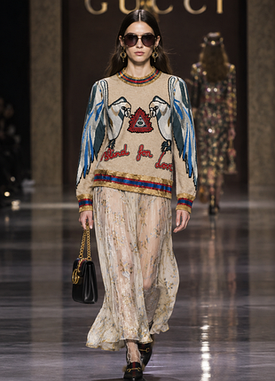 Крутой винтажный свитер gucci