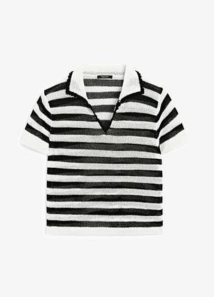 Massimo dutti топ в смужку р. м