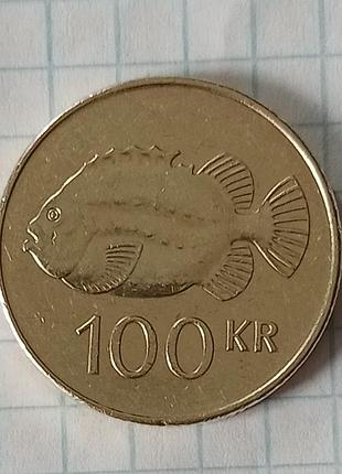 Исландия 100 крон 2001