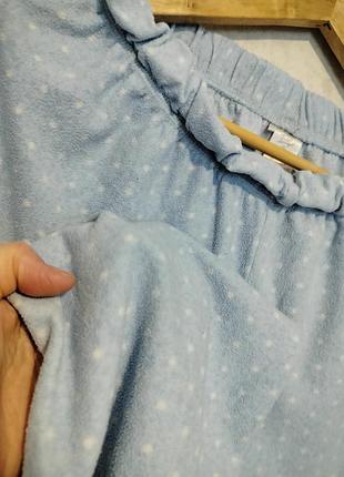 Штани блакитні піжамні 3