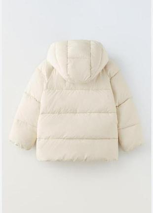 Стеганная куртка пуффер для девочки zara 2