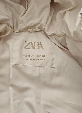 Стеганная куртка пуффер для девочки zara 5