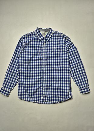 Рубашка в клетку tommy hilfiger размер 16 / s