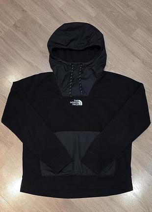 Флисовая кофта худи the north face, размер s женская