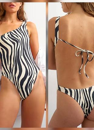 Купальник суцільний у стили «зебра», topshop, uk 8, eur 36.