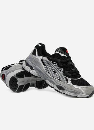 Asics gel nyc silver black grey 4