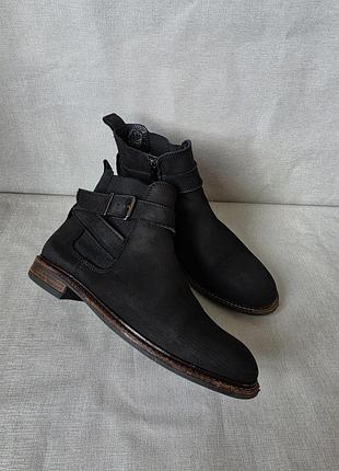 Кожаные демисезонные ботильоны clarks camzin dime черные (размер 39.5)