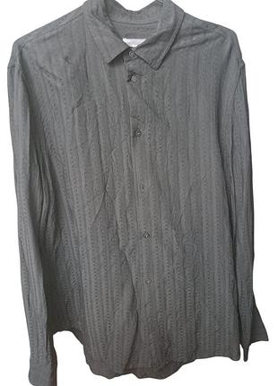 Чоловіча сорочка h&m чорна m