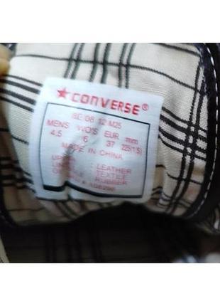 Кросівки кеди convers 37 шкіряні 6