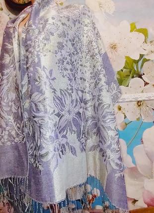 Палантин пашмина 55%pashmina 45% silk 4