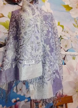Палантин пашмина 55%pashmina 45% silk
