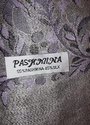 Палантин пашмина 55%pashmina 45% silk 8