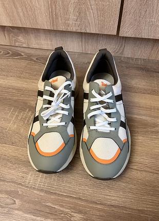 Кросівки жіночі timberland women's delphiville low lace-up sneaker білі, сірі, помаранчеві, розмір 38