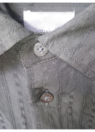 Чоловіча сорочка h&m чорна 6