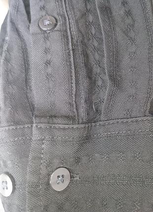Чоловіча сорочка h&m чорна 9