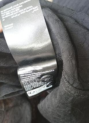 Чоловіча сорочка h&m чорна 7